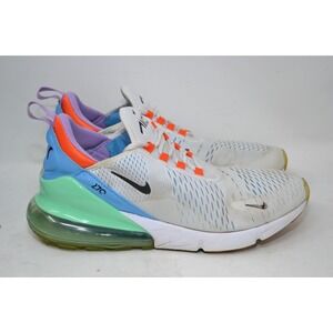 Nike Air Max 270 DX2347-100 Sneakers Mens US 9 White Blue Mesh Running‎ Shoes